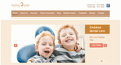 Desktop Screenshot of healthysmiledental.com.au